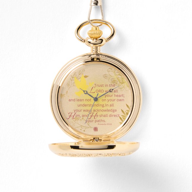 Scripture Pocket Watch  (Front)