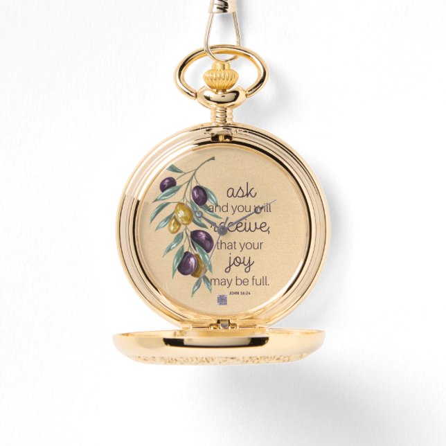 Scripture Pocket Watch  (Front)