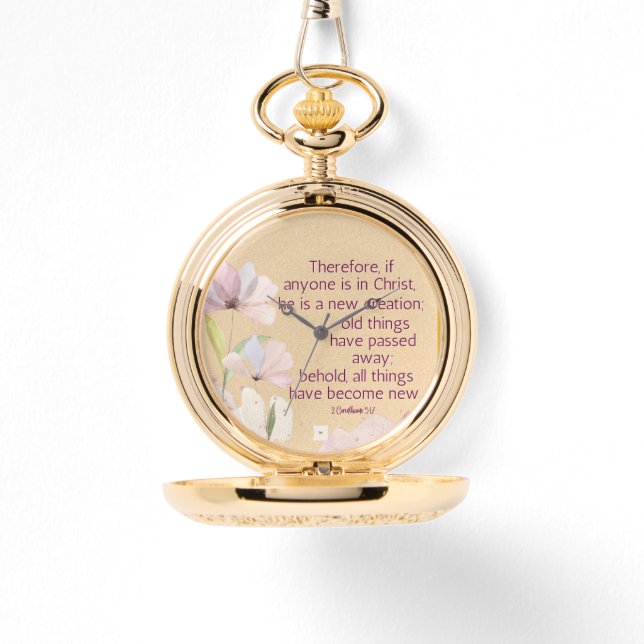 Scripture Pocket Watch  (Front)