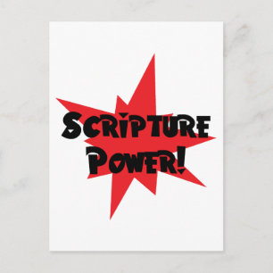 Scripture Power Postcard