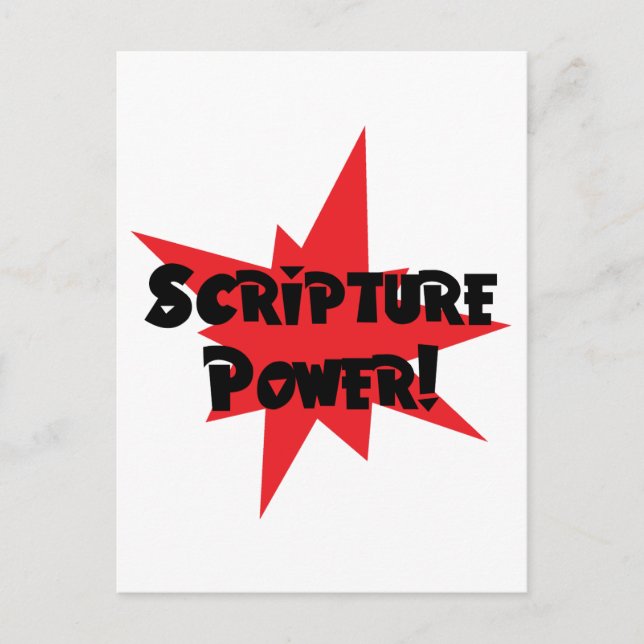 Scripture Power Postcard (Front)
