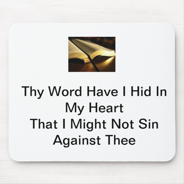 Scripture Products Mouse Mat (Front)