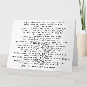 Scripture Promises of God Bible Big Greeting Card