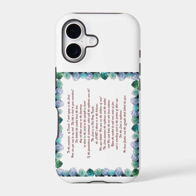 Scripture, Psalm 11, Bible Verse, (Back)