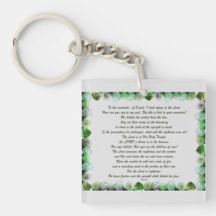 Scripture, Psalm 11, Bible Verse, Key Ring