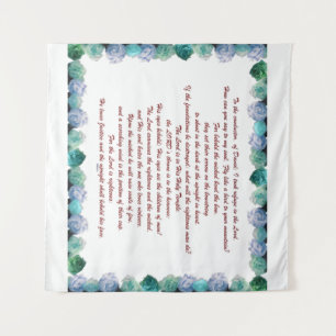 Scripture, Psalm 11, Bible Verse, Tapestry