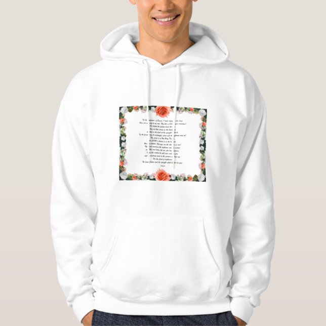 Scripture, Psalm 11, Botanic Hoodie (Front)