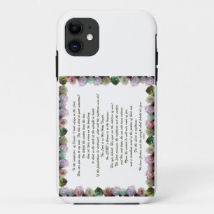 Scripture, Psalm 11, Colourful Roses iPhone 11 Case