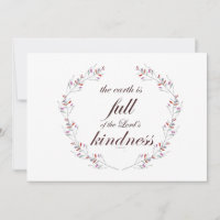 Scripture, Psalm 33, Full Kindness