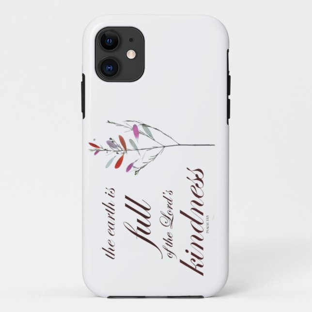 Scripture, Psalm 33, Kindness, Case-Mate iPhone Case (Back)