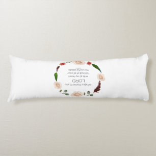 Scripture, Psalm 9, All Your Wonderful Deeds LORD Body Cushion