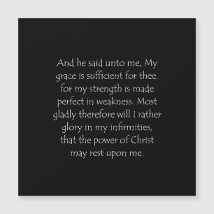 Scripture Quote 2 Corinthians 12 9