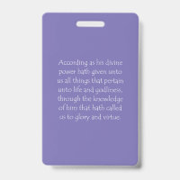 Scripture Quote 2 Peter 1 3