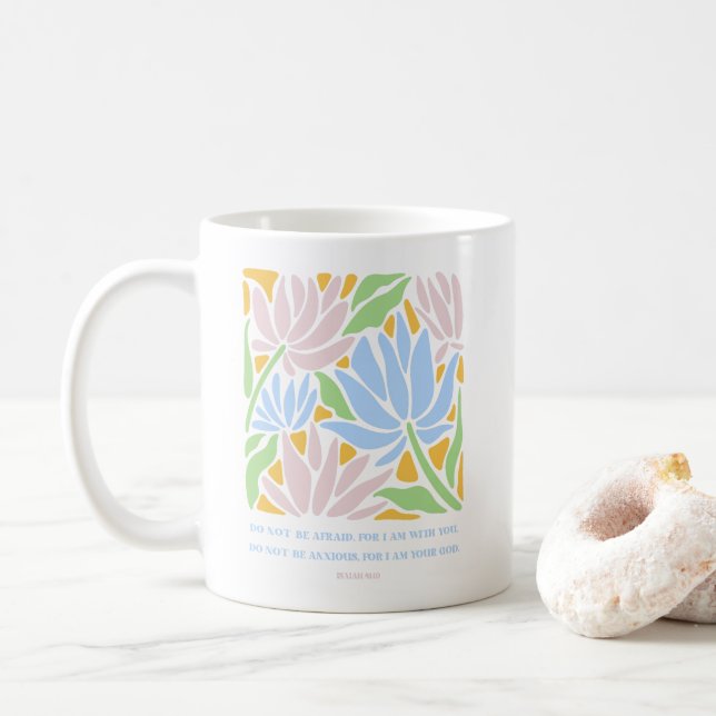 Scripture Quote Inspirational Christian JW Gift Coffee Mug (With Donut)