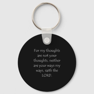 Scripture Quote Isaiah 55 8 Key Ring