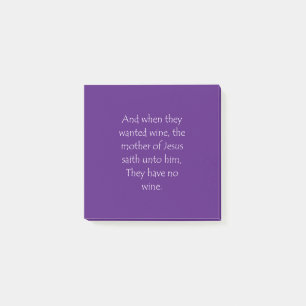 Scripture Quote John 2 3 Post-it Notes