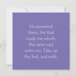 Scripture Quote John 5 11 Invitation