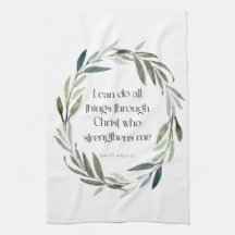 Scripture Tea-Towel  | Philippians 4:13