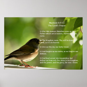 Scripture Template, The Lord's Prayer Poster