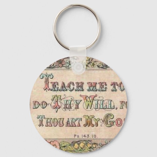 scripture verse key ring (Front)