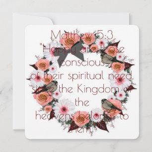 Scripture Verse Spiritual Matthew Kingdom