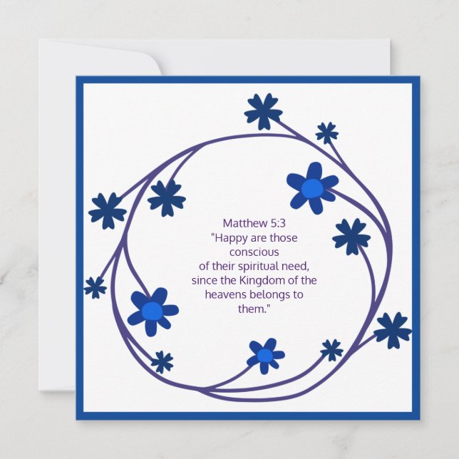 Scripture Verse Spiritual Message Kingdom (Front)