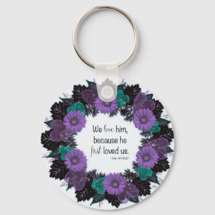 Scripture Verse Spiritual Message Kingdom Key Ring