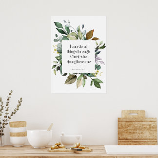 Scripture Wall Art | Philippians 4:13
