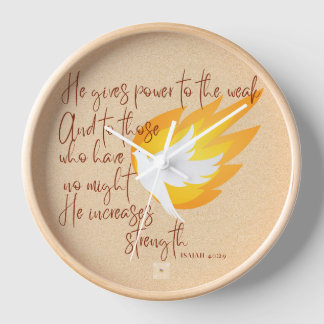 Scripture Wall Clock