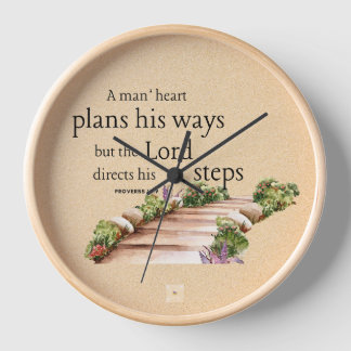 Scripture Wall Clock