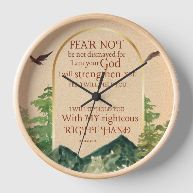 Scripture Wall Clock  (Front)
