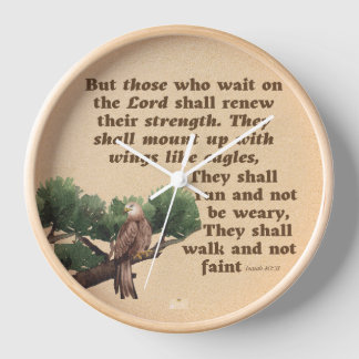 Scripture Wall Clock