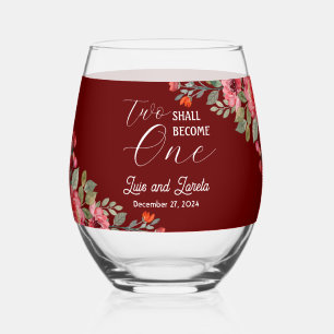 Scripture Wedding Glasses