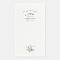 Scripture What God Has Joined Wedding