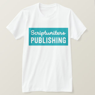 Scriptwriters Solid Aqua T-Shirt