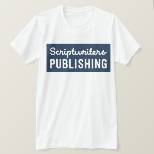 Scriptwriters Solid Navy T-Shirt