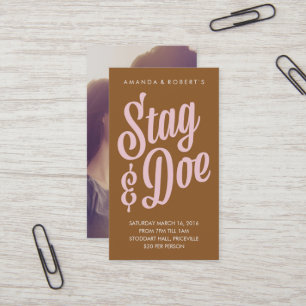Scripty Stag & Doe Ticket