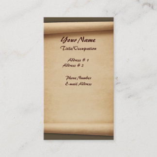 Scroll business cards