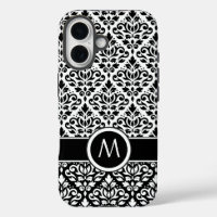 Scroll Damask 2Part Ptn BW Band (Custom)