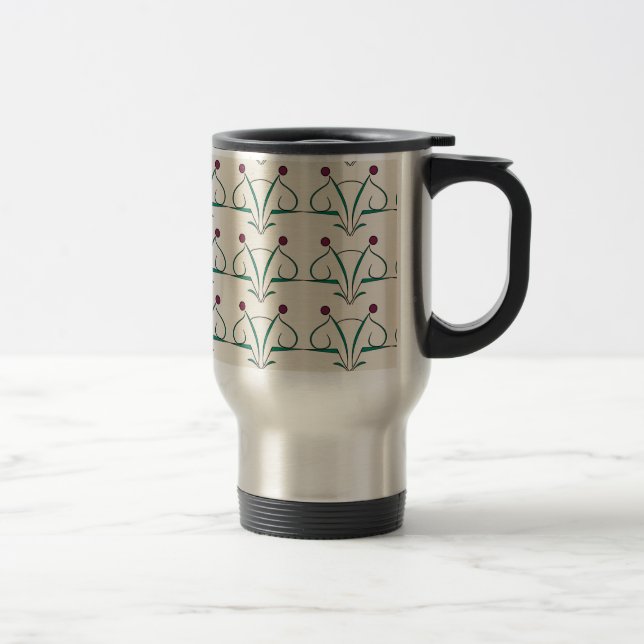Scroll in colour scheme: Call Me Travel Mug (Right)