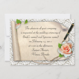 Scroll Invitation