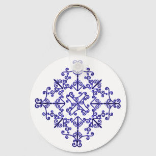 Scroll Motif Key Chain