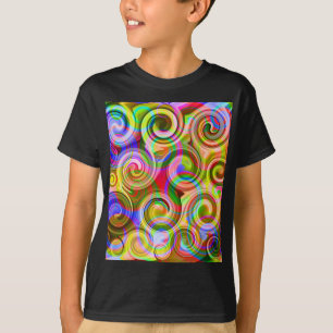 Scroll Pastel geometrical abstract  T-Shirt