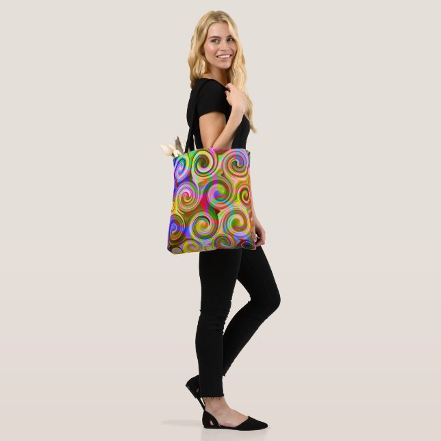 Scroll Pastel geometrical abstract  Tote Bag (On Model)