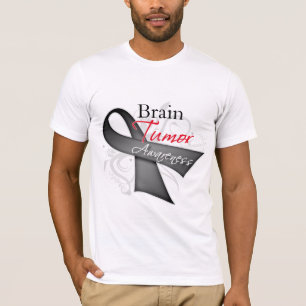 Scroll Ribbon - Brain Tumour Awareness T-Shirt