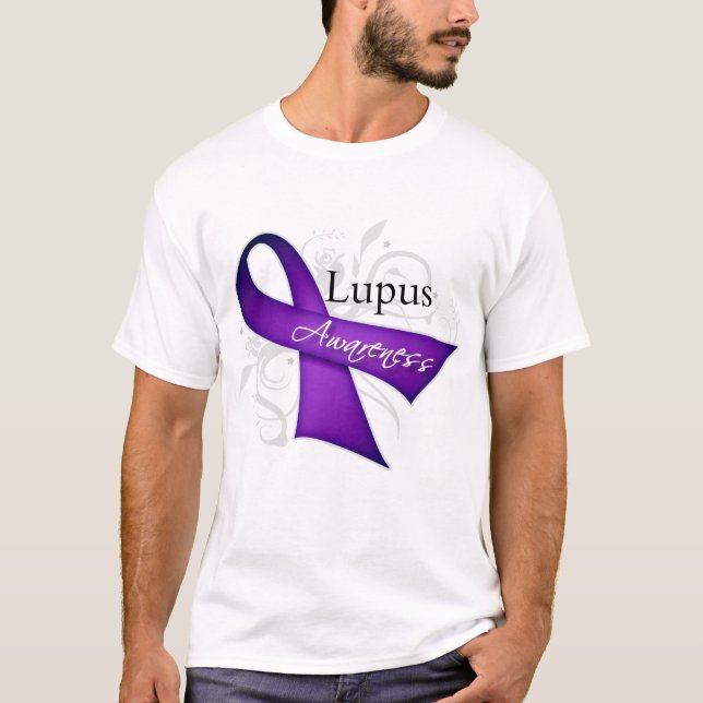 Scroll Ribbon - Lupus T-Shirt (Front)