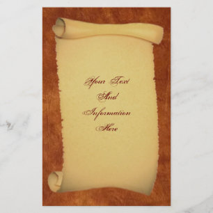 Scroll Stationery