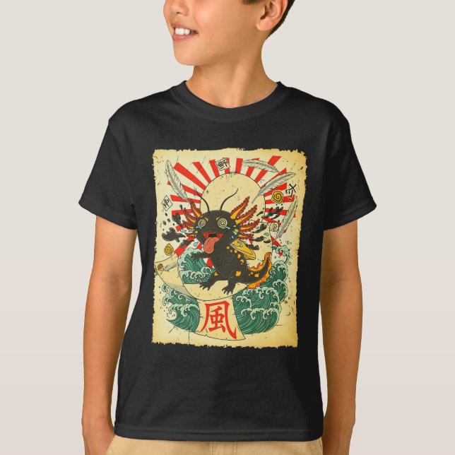 Scroll-surfing Firefly Screwll  T-Shirt (Front)
