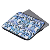 Scrolled Leaf Blue