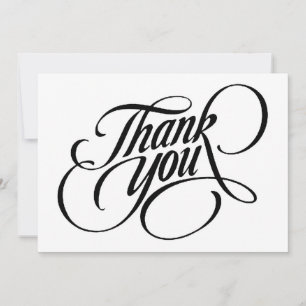 Scrolled thank you